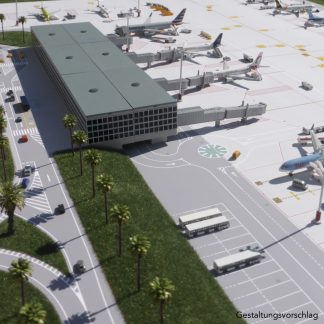 Aeropuerto de Clara - Bodenfolie