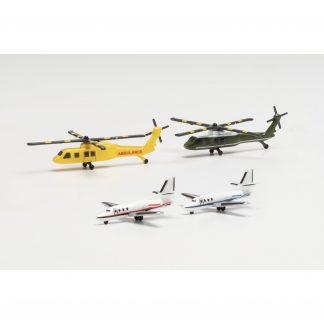 Helicopter and Bizjet set (2+2)