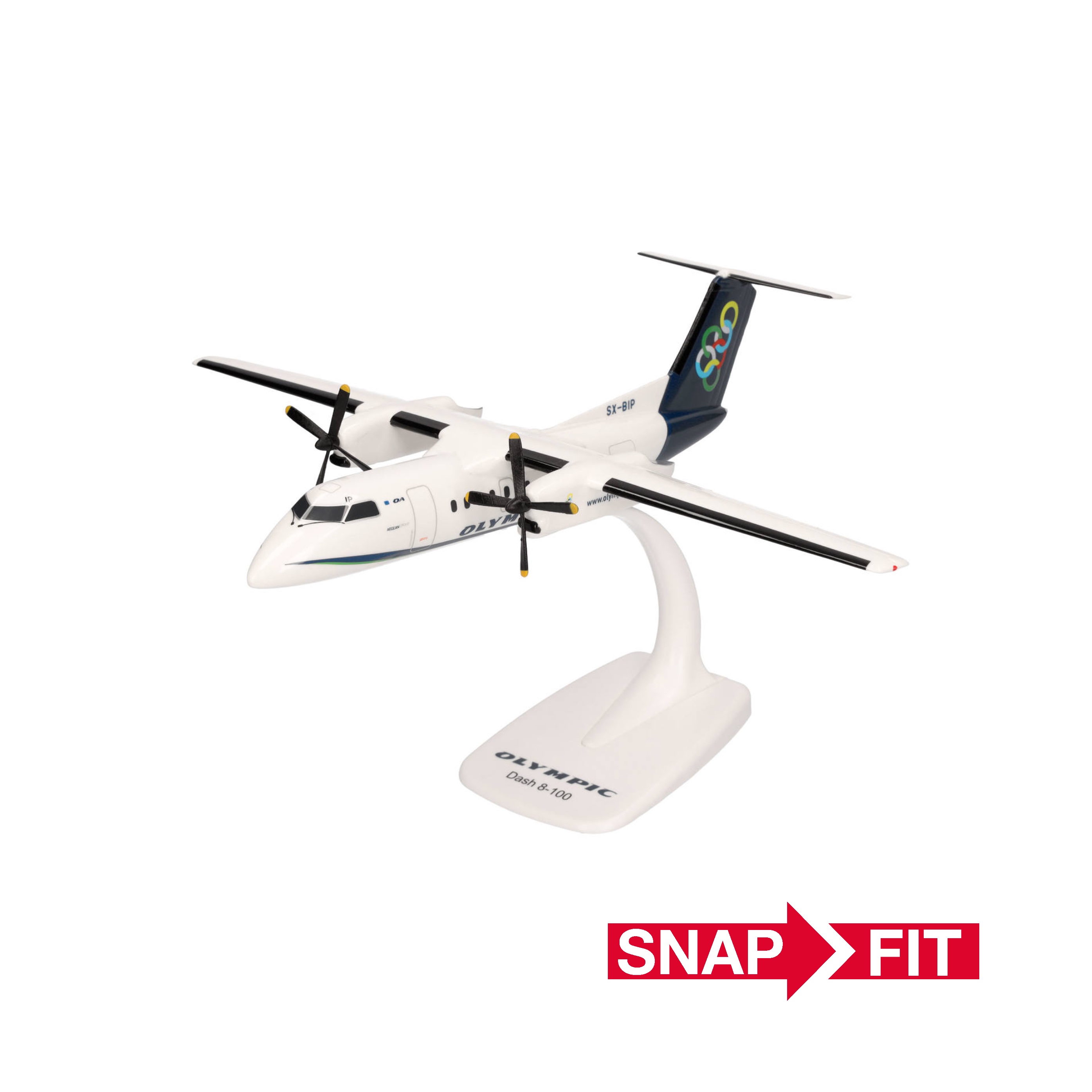 Maquette Avion Herpa Snap-Fit Olympic Air DHC-8-100 Échelle 1:100 - Pièce De Collection Avec Socle, Plastique Détail Réaliste Maquette Olympic Air Dhc -8-100 échelle 1:100 Maquette Avion Herpa Snap-Fit Olympic Air DHC-8-100 Échelle 1:100 - Pièce De Collection Avec Socle, Plastique Détail Réaliste Maquette Olympic Air Dhc -8-100 échelle 1:100